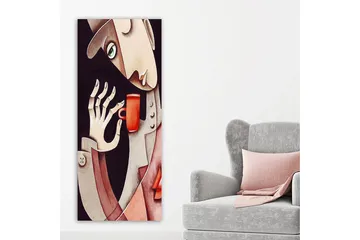 Canvasbilde DKY People Flerfarget - 50x120 cm - Interiør - Maleri & posters - Lerretsbilder