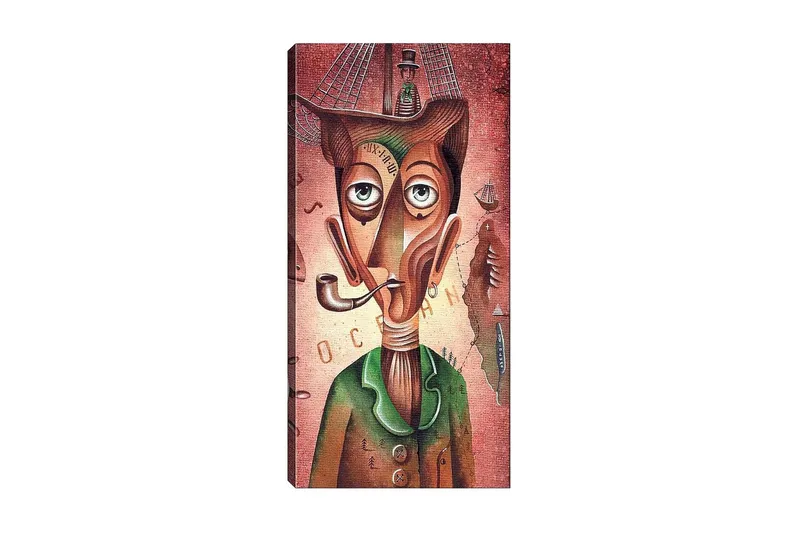 Canvasbilde DKY People Flerfarget, 50x120 cm