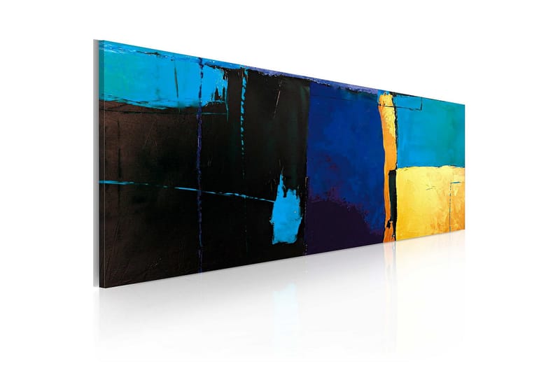 Canvasbilde Fascinasjon den blå fargen 100x40 cm - Artgeist sp. z o. o. - Lerretsbilder