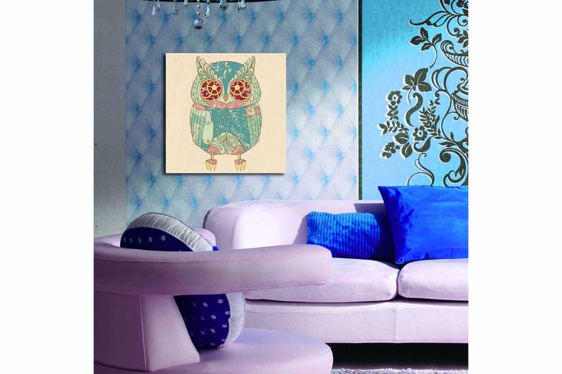 Canvasbilde Flerfarget - 44x54 cm - Interiør - Maleri & posters - Lerretsbilder