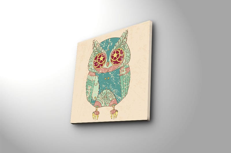 Canvasbilde Flerfarget - 44x54 cm - Interiør - Maleri & posters - Lerretsbilder