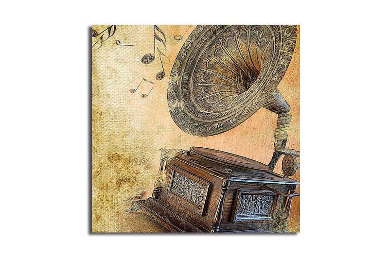 Canvasbilde Flerfarget - 44x54 cm - Interiør - Maleri & posters - Lerretsbilder