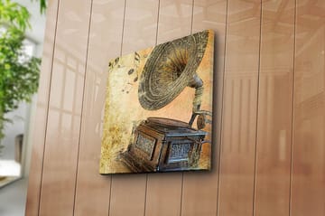Canvasbilde Flerfarget - 44x54 cm - Interiør - Maleri & posters - Lerretsbilder