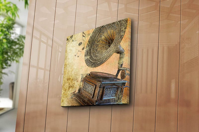 Canvasbilde Flerfarget - 44x54 cm - Interiør - Maleri & posters - Lerretsbilder