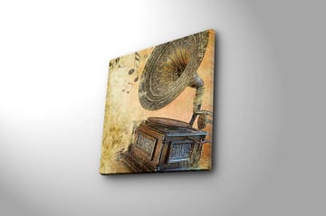 Canvasbilde Flerfarget - 44x54 cm - Interiør - Maleri & posters - Lerretsbilder