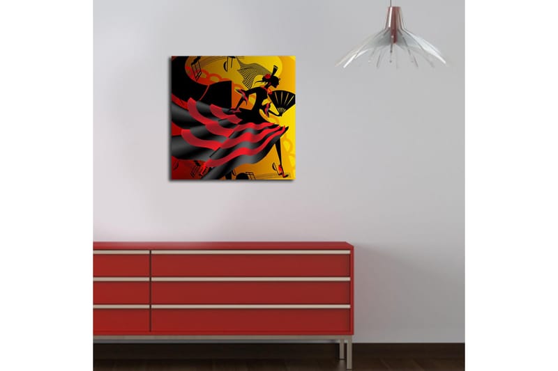 Canvasbilde Flerfarget - 44x54 cm - Lerretsbilder