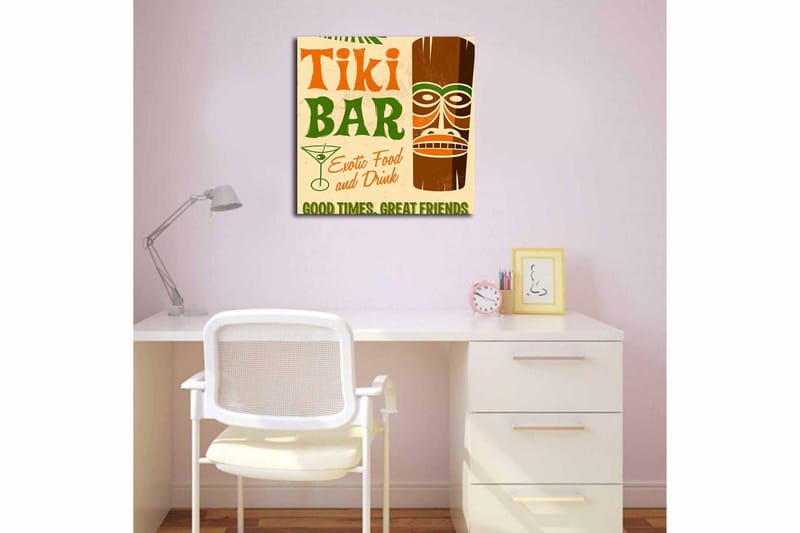 Canvasbilde Flerfarget - 44x54 cm - Interiør - Maleri & posters - Lerretsbilder
