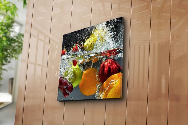 Canvasbilde Flerfarget - 44x54 cm - Lerretsbilder