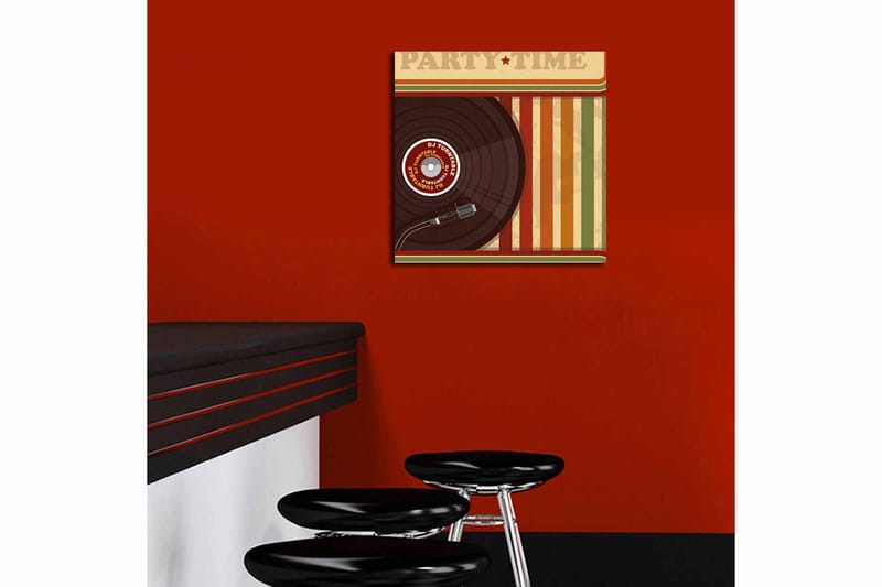 Canvasbilde Flerfarget - 44x54 cm - Interiør - Maleri & posters - Lerretsbilder