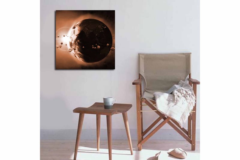 Canvasbilde Flerfarget - 44x54 cm - Interiør - Maleri & posters - Lerretsbilder