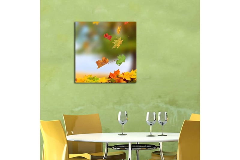 Canvasbilde Flerfarget - 44x54 cm - Interiør - Maleri & posters - Lerretsbilder