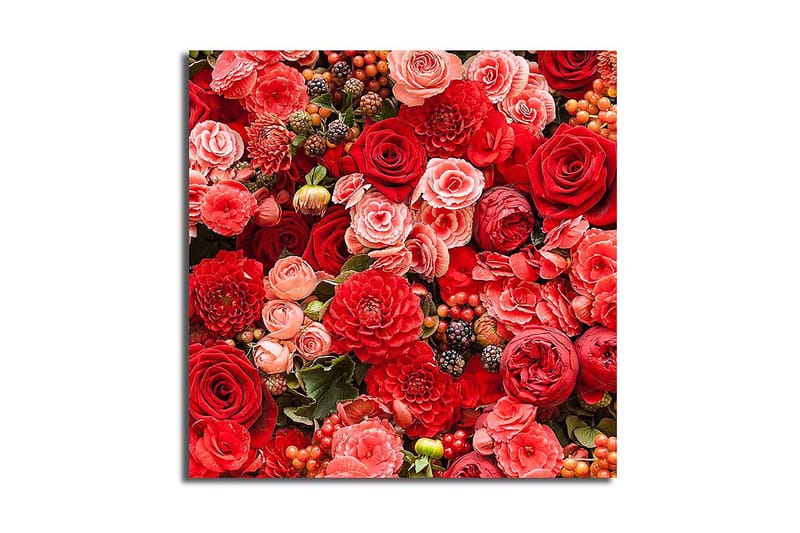 Canvasbilde Flerfarget - 44x54 cm - Interiør - Maleri & posters - Lerretsbilder