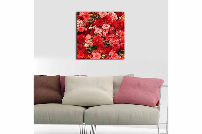 Canvasbilde Flerfarget - 44x54 cm - Interiør - Maleri & posters - Lerretsbilder