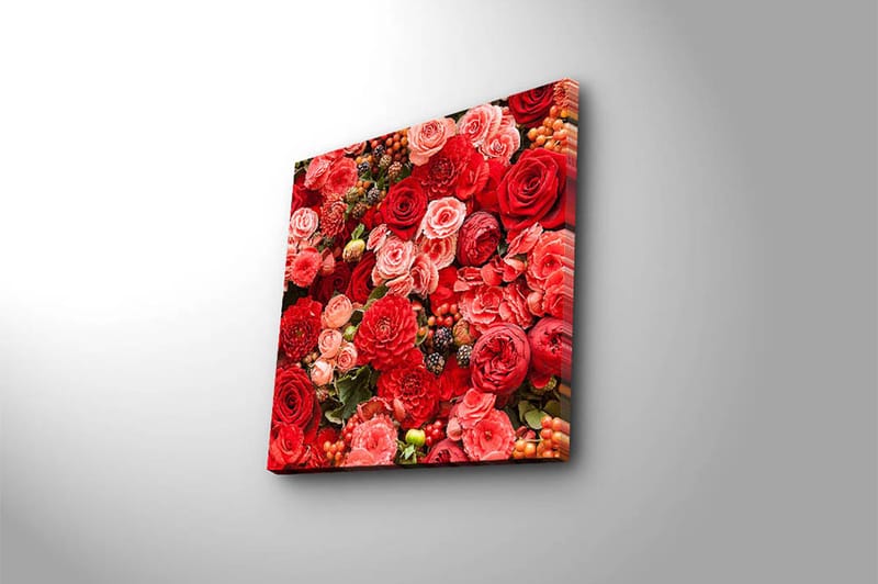 Canvasbilde Flerfarget - 44x54 cm - Interiør - Maleri & posters - Lerretsbilder