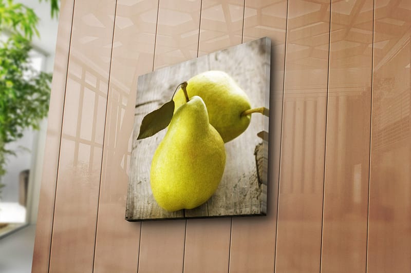 Canvasbilde Flerfarget - 44x54 cm - Interiør - Maleri & posters - Lerretsbilder