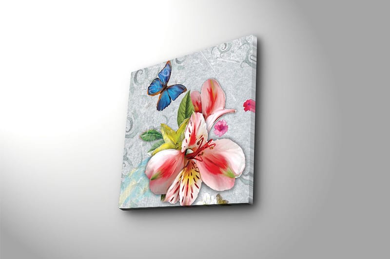 Canvasbilde Flerfarget - 44x54 cm - Interiør - Maleri & posters - Lerretsbilder