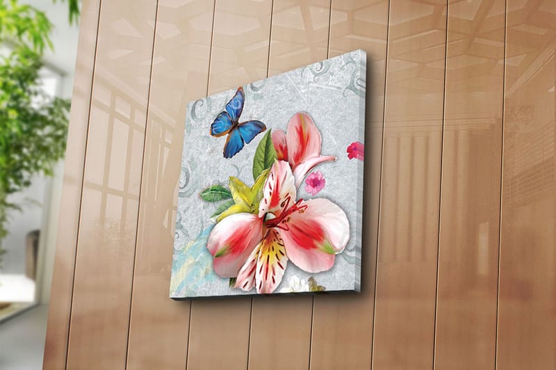 Canvasbilde Flerfarget - 44x54 cm - Interiør - Maleri & posters - Lerretsbilder