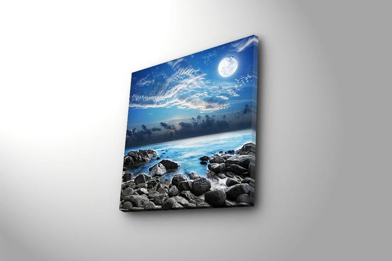 Canvasbilde Flerfarget - 44x54 cm - Interiør - Maleri & posters - Lerretsbilder