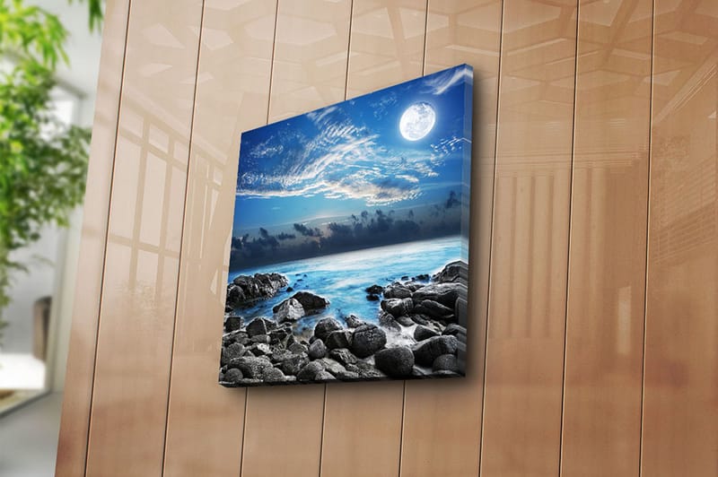 Canvasbilde Flerfarget - 44x54 cm - Interiør - Maleri & posters - Lerretsbilder