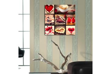 Canvasbilde Flerfarget - 44x54 cm - Interiør - Maleri & posters - Lerretsbilder
