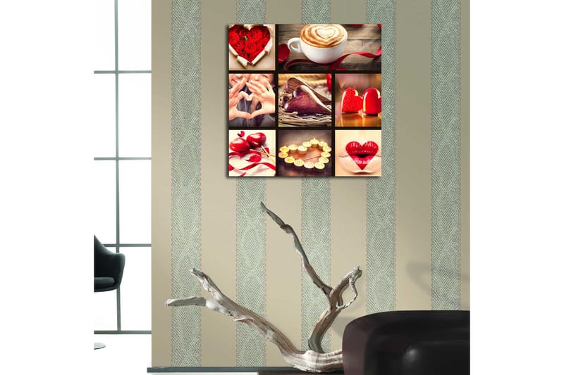 Canvasbilde Flerfarget - 44x54 cm - Interiør - Maleri & posters - Lerretsbilder
