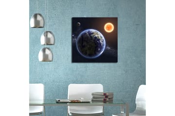 Canvasbilde Flerfarget - 44x54 cm - Interiør - Maleri & posters - Lerretsbilder
