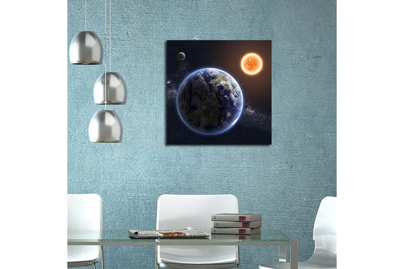 Canvasbilde Flerfarget - 44x54 cm - Interiør - Maleri & posters - Lerretsbilder