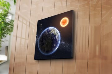 Canvasbilde Flerfarget - 44x54 cm - Interiør - Maleri & posters - Lerretsbilder