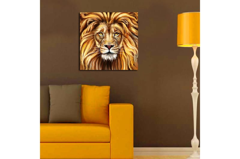 Canvasbilde Flerfarget - 44x54 cm - Interiør - Maleri & posters - Lerretsbilder