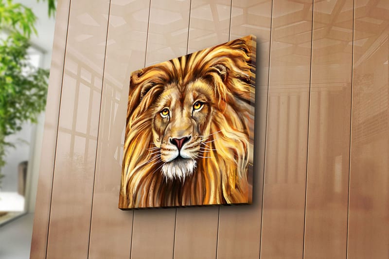 Canvasbilde Flerfarget - 44x54 cm - Interiør - Maleri & posters - Lerretsbilder
