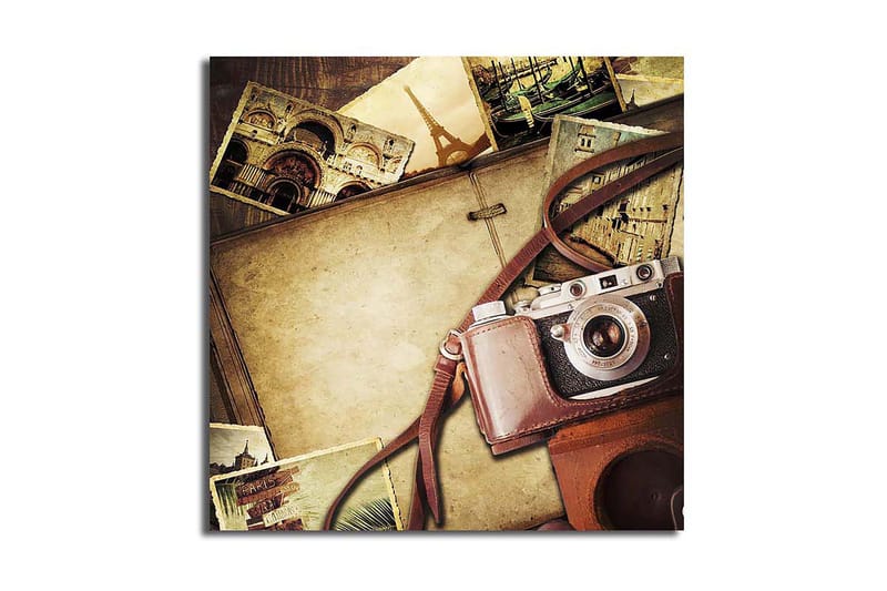 Canvasbilde Flerfarget - 44x54 cm - Interiør - Maleri & posters - Lerretsbilder