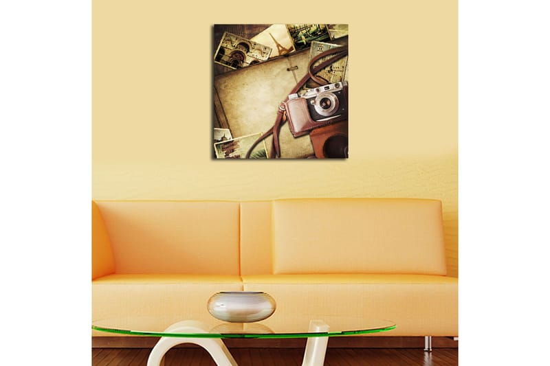 Canvasbilde Flerfarget - 44x54 cm - Interiør - Maleri & posters - Lerretsbilder