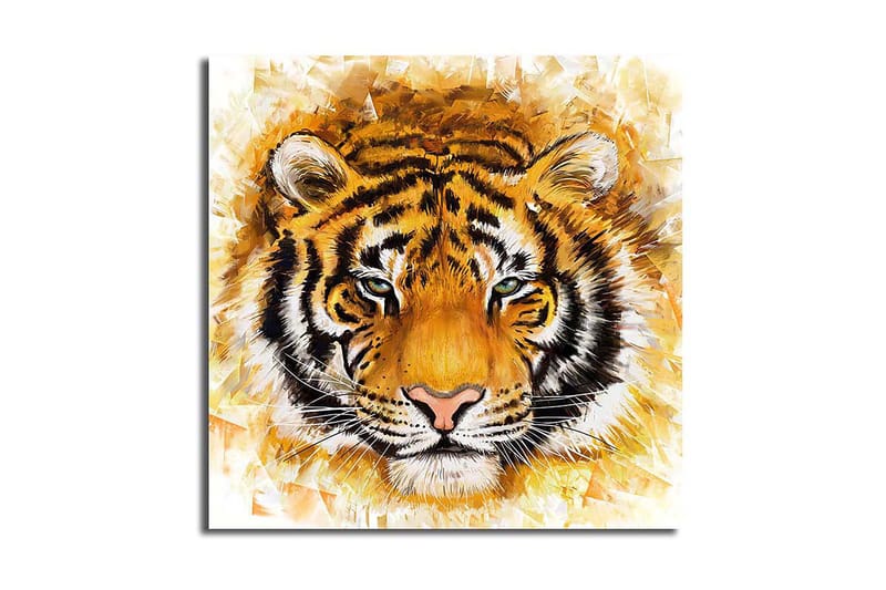 Canvasbilde Flerfarget - 44x54 cm - Interiør - Maleri & posters - Lerretsbilder