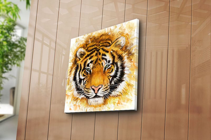 Canvasbilde Flerfarget - 44x54 cm - Interiør - Maleri & posters - Lerretsbilder