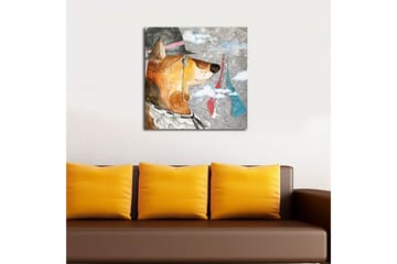 Canvasbilde Flerfarget - 44x54 cm - Interiør - Maleri & posters - Lerretsbilder