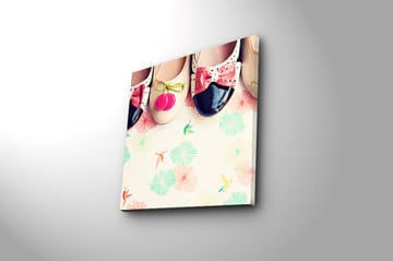Canvasbilde Flerfarget - 44x54 cm - Interiør - Maleri & posters - Lerretsbilder