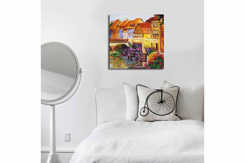 Canvasbilde Flerfarget - 44x54 cm - Interiør - Maleri & posters - Lerretsbilder