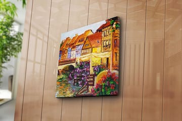 Canvasbilde Flerfarget - 44x54 cm - Interiør - Maleri & posters - Lerretsbilder