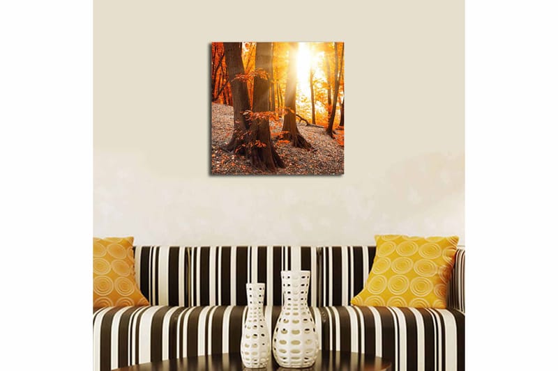 Canvasbilde Flerfarget - 44x54 cm - Interiør - Maleri & posters - Lerretsbilder