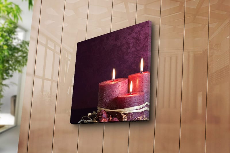 Canvasbilde Flerfarget - 44x54 cm - Interiør - Maleri & posters - Lerretsbilder