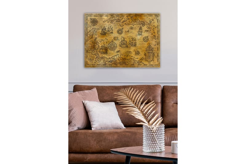 Canvasbilde Flerfarget - 55x07 cm - Interiør - Maleri & posters - Lerretsbilder