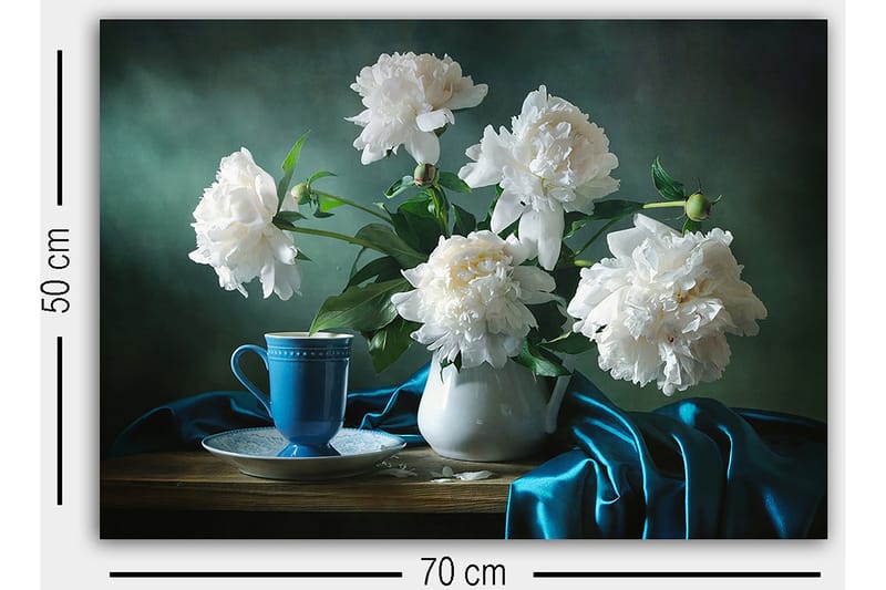 Canvasbilde Flerfarget - 55x07 cm - Interiør - Maleri & posters - Lerretsbilder