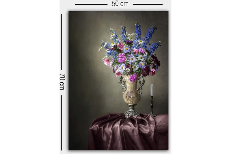 Canvasbilde Flerfarget - 55x07 cm - Lerretsbilder