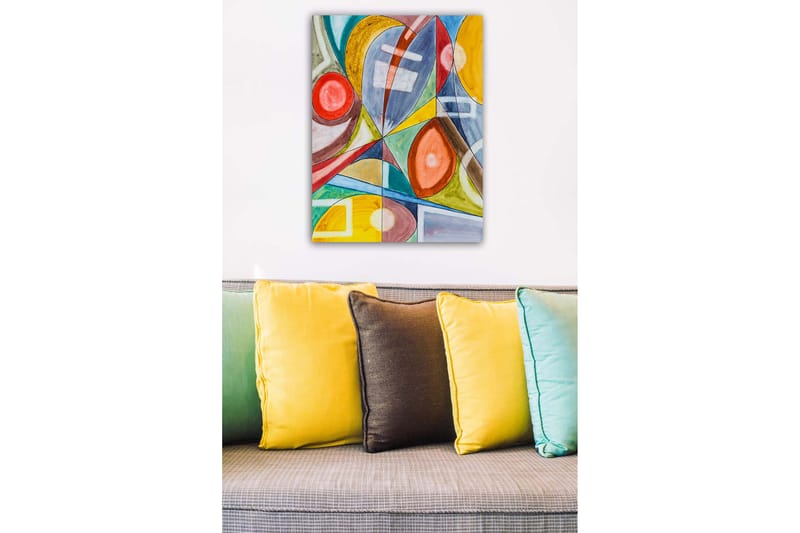 Canvasbilde Flerfarget - 55x07 cm - Interiør - Maleri & posters - Lerretsbilder