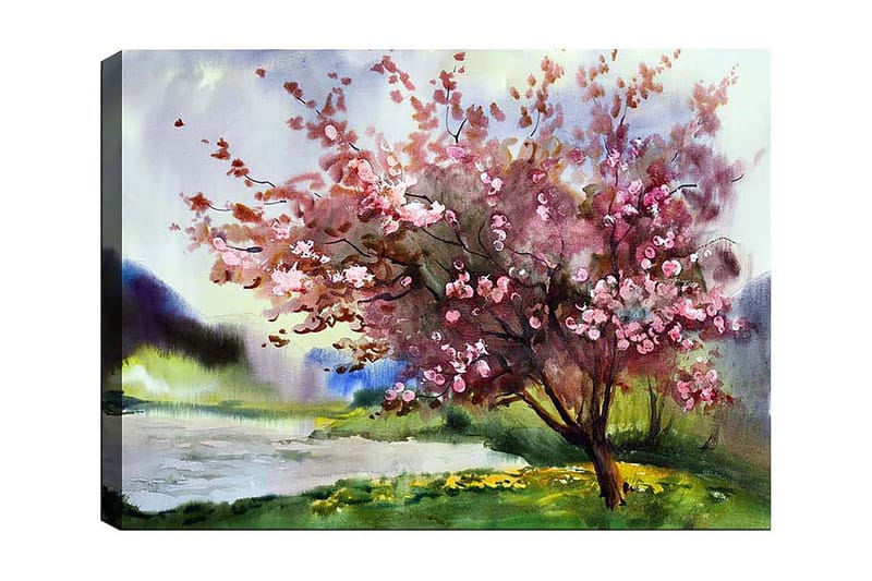Canvasbilde Flerfarget - 55x07 cm - Interiør - Maleri & posters - Lerretsbilder