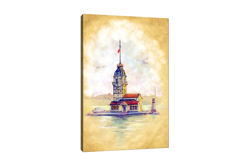 Canvasbilde Flerfarget - 55x07 cm - Interiør - Maleri & posters - Lerretsbilder