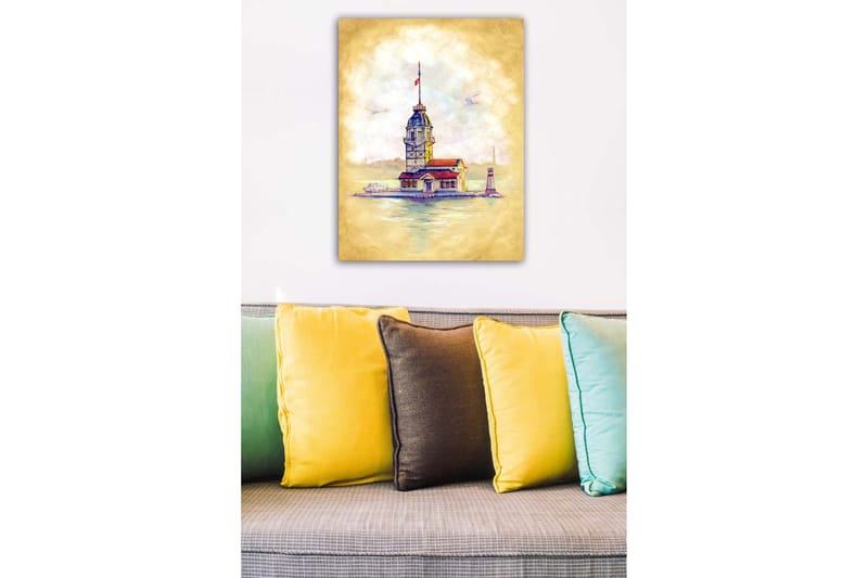 Canvasbilde Flerfarget - 55x07 cm - Interiør - Maleri & posters - Lerretsbilder