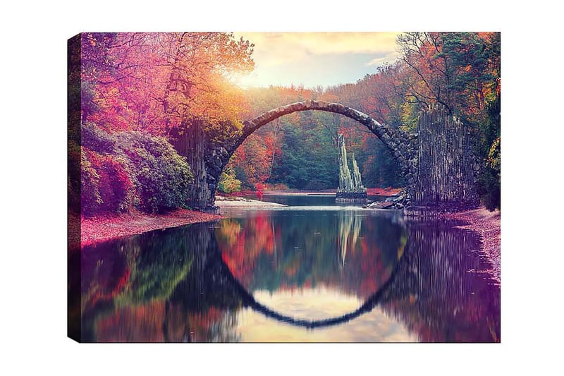 Canvasbilde Flerfarget - 55x07 cm - Interiør - Maleri & posters - Lerretsbilder