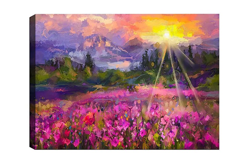 Canvasbilde Flerfarget - 55x07 cm - Interiør - Maleri & posters - Lerretsbilder