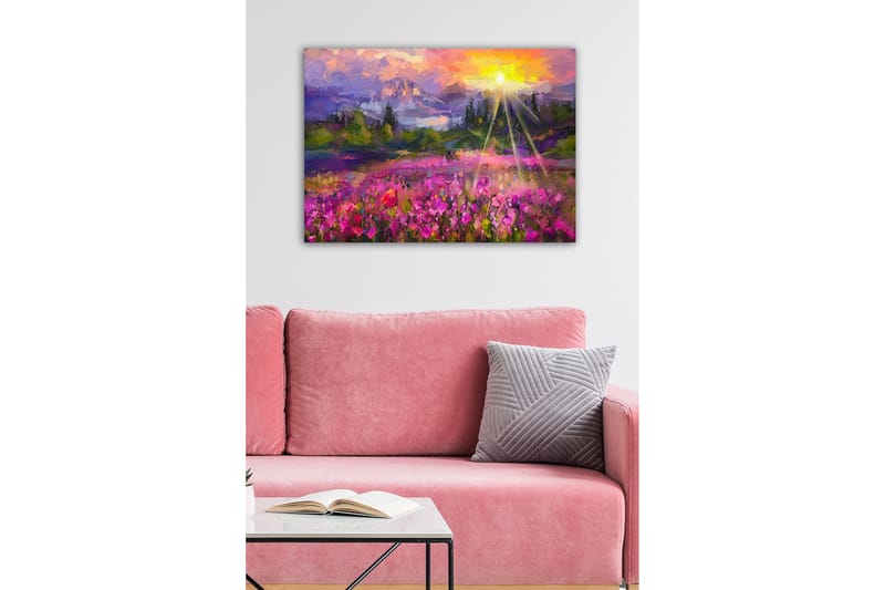 Canvasbilde Flerfarget - 55x07 cm - Interiør - Maleri & posters - Lerretsbilder